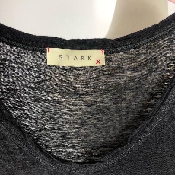 *Charcoal Grey STARK X Linen Pocket Tank  Medium - Picture 2 of 9